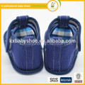 2015 exclusive new fashion design handmade fancy promotions denim baby sandals for boy